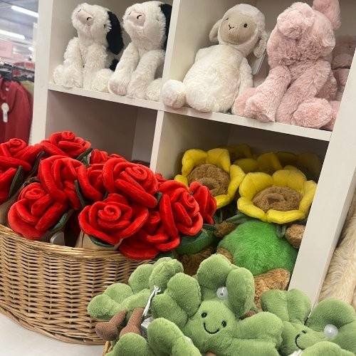 Jellycat display in-store